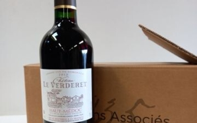 6 bouteilles de Château le Verderet. Haut... - Lot 25 - Enchères Maisons-Laffitte