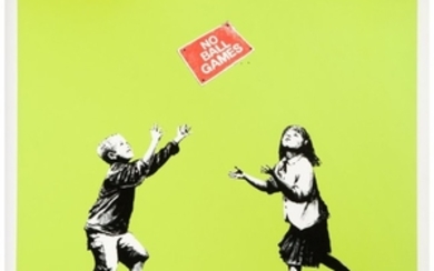 66025: Banksy (British, b. 1974) No Ball Games, 2009 Si