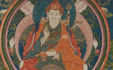 A thangka of Padmasambhava