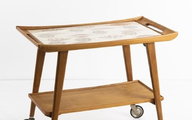 Italy, Serving trolley, c. 1950