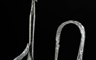 9th C. Viking Carbon Steel Killed Spear Heads (pr)