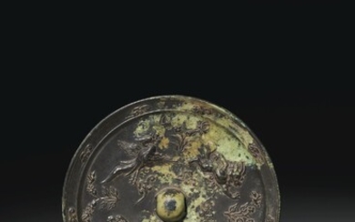 A BRONZE MIRROR, TANG DYNASTY (AD 618-907)