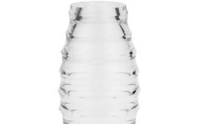 A Baccarat glass vase