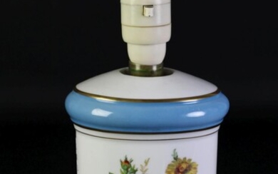A Bavarian West German Ceramic Table Lamp (h:26cm)