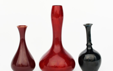 A Bernard Moore bottle vase