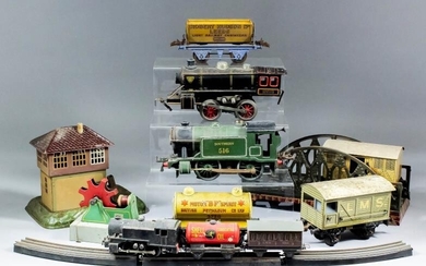 A Collection of Mostly Hornby Tin Plate "O" Gauge...