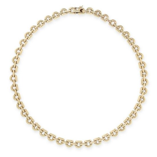 A GOLD COLLAR NECKLACE, CHIAMPESAN in 9ct yellow gold