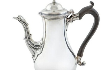 A George III Silver Coffee Pot Height 11 3/8 x length