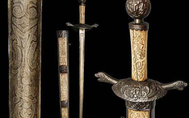 A Italian ceremonial dagger. 18 century.