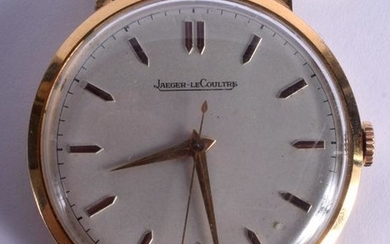 A LOVELY 18CT GOLD JAEGER LE COULTRE WATCH. 32.3 grams