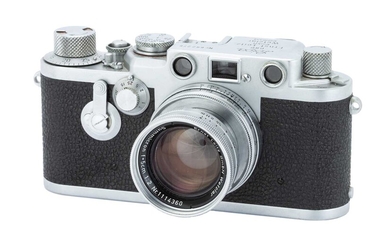 A Leica IIIf Delay Rangefinder Camera