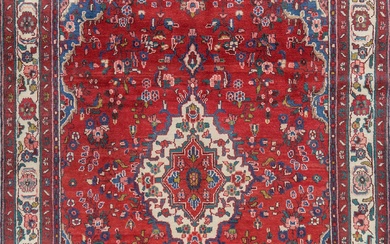 A Persian Hand Knotted Hamadan Carpet, 305 X 195