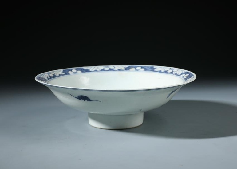 A Rare Chinese Blue and White Porcelain Bowl Estate