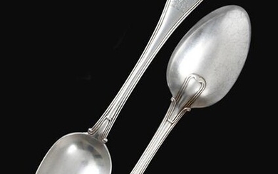 A Set of Four George III Silver Table-Spoons, by Paul...