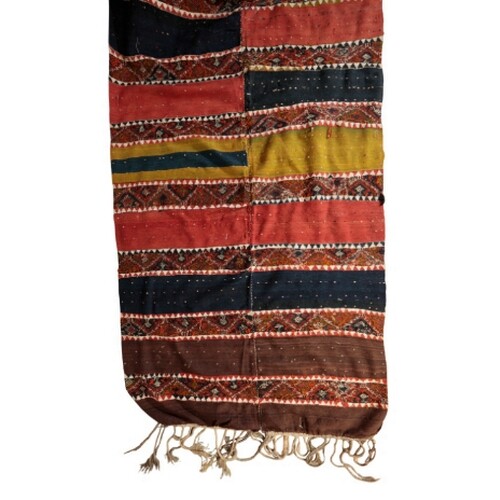 A TURKISH KILIM 'SHEPHERDS TENT' RUG made from two separate ...