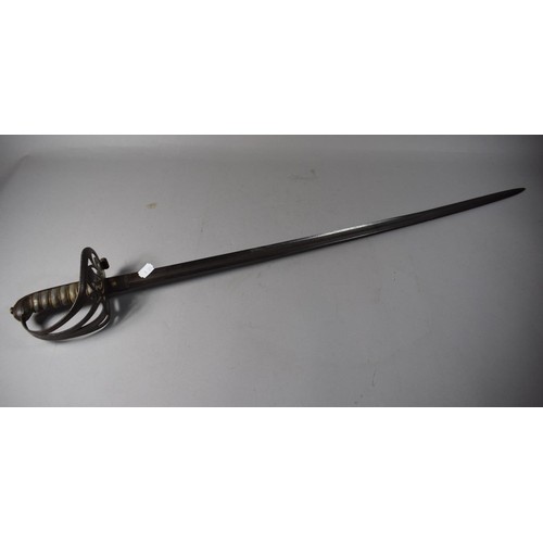A Victorian 1845 Infantry Pattern Sword with Wired Shagreen ...