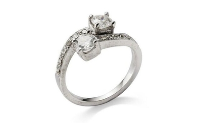 A diamond 'Toi et Moi' ring