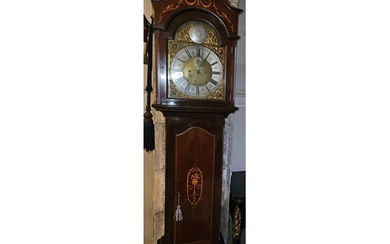 A good 19th Century Mahogany and Inlaid Longcase Clock with ...