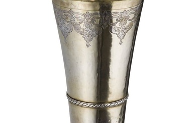 A large German silver-gilt beaker, Augsburg, circa 1732/33