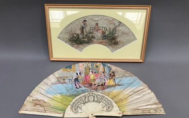 A large fan from the Felix Tal collection, purchased in 1994...