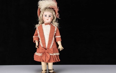 A late 19th century Steiner figure A bebe No.15