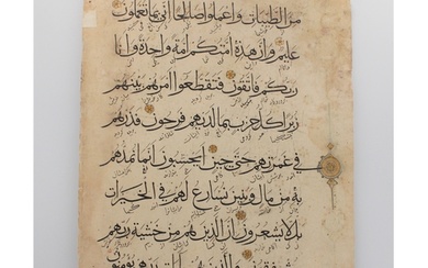 A leaf from the Yakhani Qur'an is a captivating relic from 1...