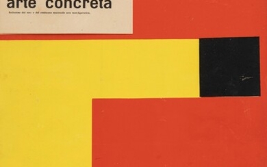 AA.VV., Arte Concreta, bollettino del MAC e del sindacato nazionale Arte Non Figurativa n. 18, december 1953