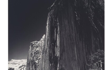 ANSEL ADAMS (1902–1984), Monolith, The Face of Half Dome, Yosemite National Park, c. 1926