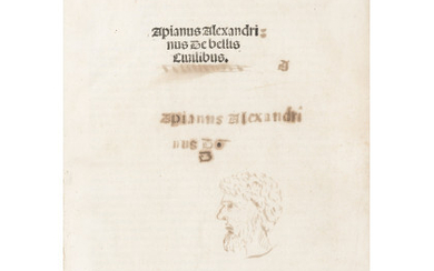 APPIANO, di Alessandria (95-160 d.C. circa) - tradotto da Pier CANDIDO DECEMBRIO (1399-1477) - De bellis civilibus. Venice: Cristoforo Pensi,...