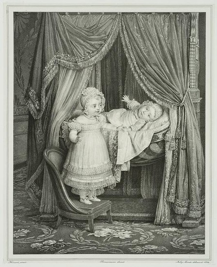 AUBRY-LECOMTE(*1787) Child of Duke of Berry, 1822
