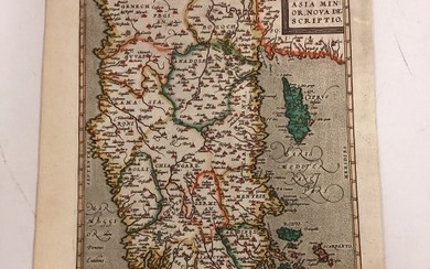 Abraham Ortelius Natoliae, Quae Olim Asia Minor, Nova Descriptio