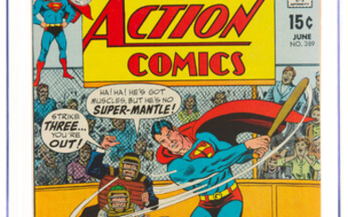 Action Comics #389 (DC, 1970) CGC NM+ 9.6 White...