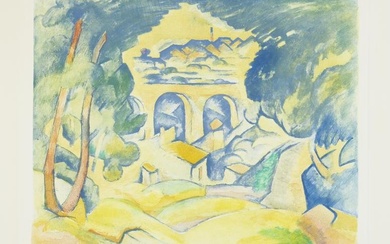 After Georges Braque (1882-1963); Le Viaduc de L'Estaque;