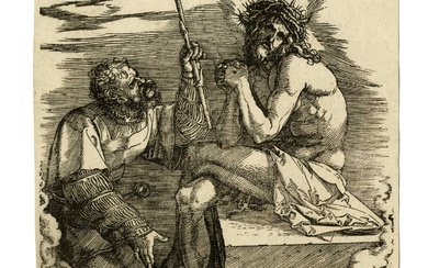 Albrecht Dürer (Norimberga,, 1471 - 1528) Cristo, uomo dei dolori,...