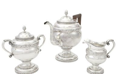 American Silver Tea and Coffee Service Fletcher & Gardiner, Philadelphia, first quarter 19th century