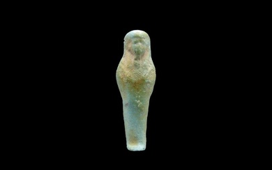 Ancient Egyptian Faience Shabti - No reserve (No Reserve Price)