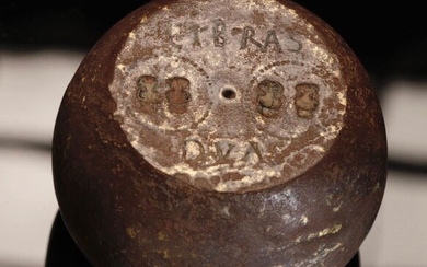 Ancient Roman Bronze Merchants Weight with inscription LIB.RAS/DVA Weight-Equivalent of 100AR Denarii(from Caesars time)R