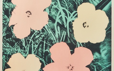 Andy Warhol (American, 1928-1987), Flowers (F & S II. 6), offset lithograph in colors, 23 x 23in (58 1/2 x 58 1/2cm)