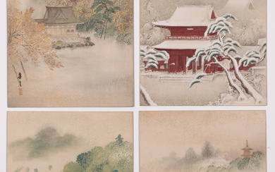 Anonymous (1st half 20th cent.). Scenery of the four seasons....