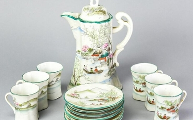 Antique Japanese Nippon Hand Painted Tea Set