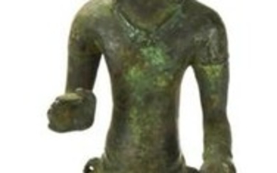 Antique South East Asian Bronze Standing Buddha