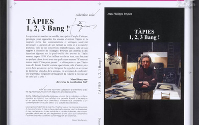 Antoni TAPIES (1923-2012) Tàpies 1,2,3 Bang !
