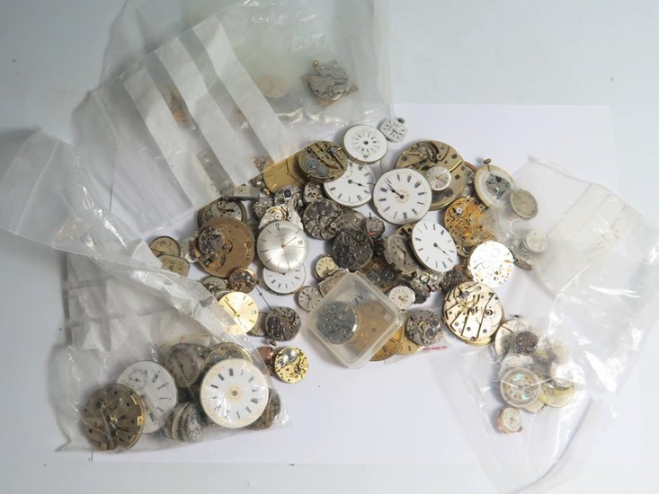 Approximately 100 Mechanical Watch Movements including Zenit...