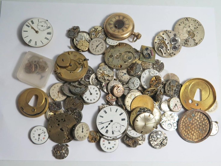 Approximately 80 Mechanical Watch Movements including Omega,...
