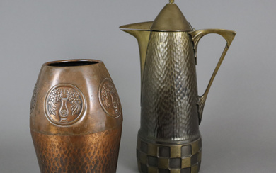Art Deco gift jug and vase - WMF, Geislingen, around 1920.