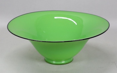 Attributed to Steuben Jade Art Glass Bowl