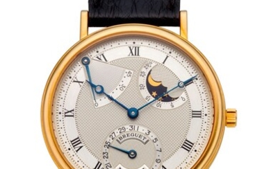 BREGUET, 18K GOLD WITH MOON PHASES, REF. 3137