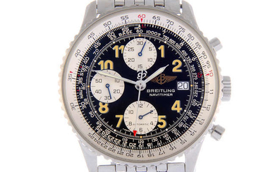 BREITLING - a gentleman's stainless steel Old Navitimer II chronograph bracelet watch.