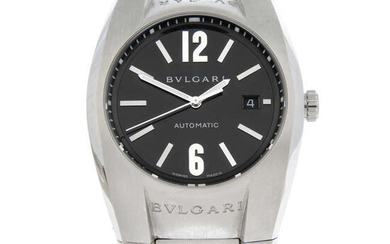 BULGARI - a stainless steel Ergon bracelet watch, 40mm.