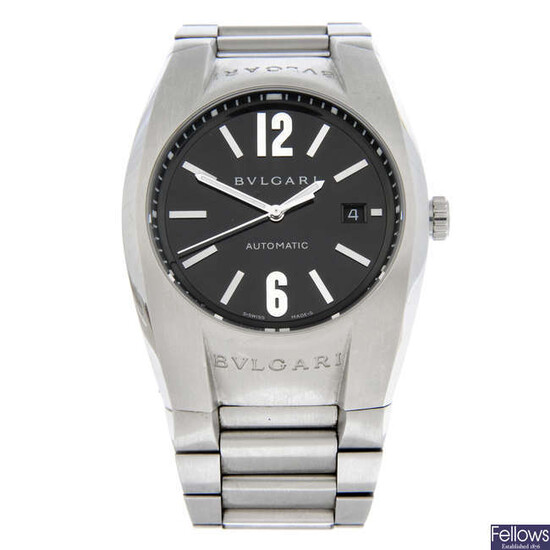BULGARI - a stainless steel Ergon bracelet watch, 40mm.